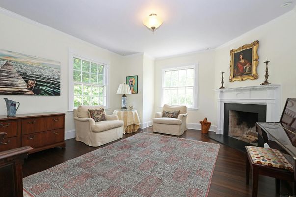 Fireplace, Interior, Wood Texture Flooring