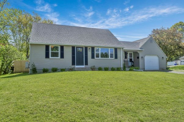 Attached, Backyard, Exterior, Facade, Cape Cod