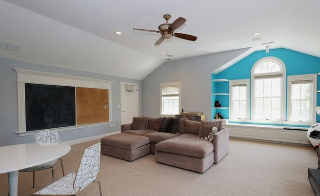 Interior, Living room, Recessed Lighting