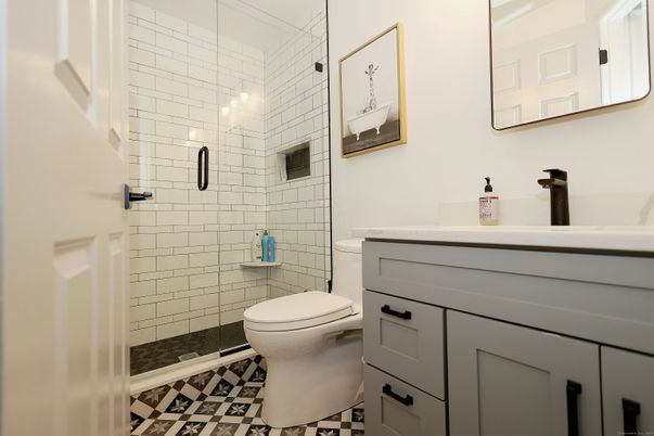 Bathroom, Glass Shower, Interior
