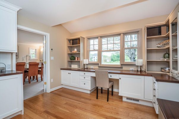 Home Office, Interior, Wood Texture Flooring