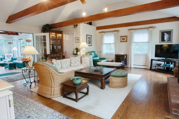 Interior, Living room, Wooden Beams, Wood Texture Flooring