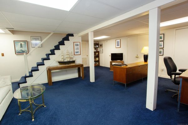 Home Office, Interior, Recessed Lighting