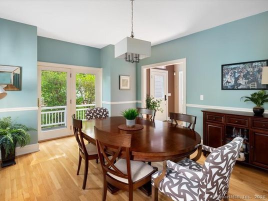 Chandelier, Dining room, Interior, Pendant Lights, Wood Texture Flooring