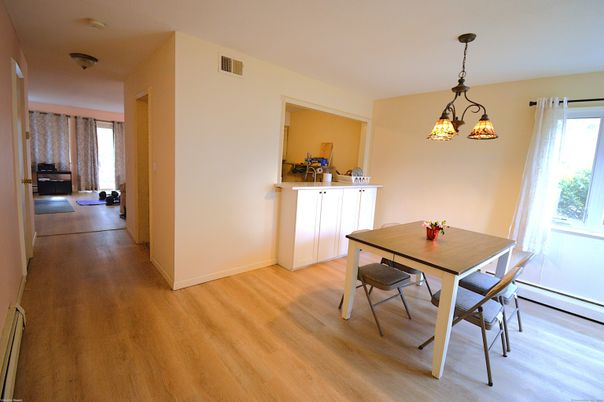 Dining room, Interior, Wood Texture Flooring