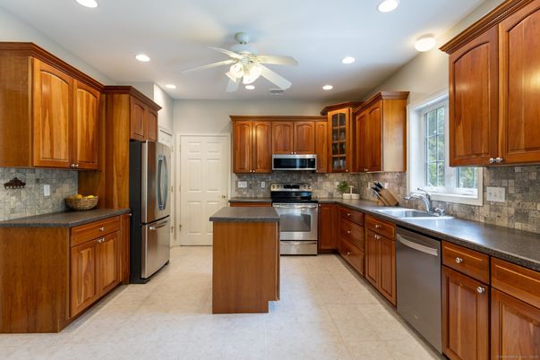 Interior, Kitchen, Recessed Lighting, Stainless Steel Appliances