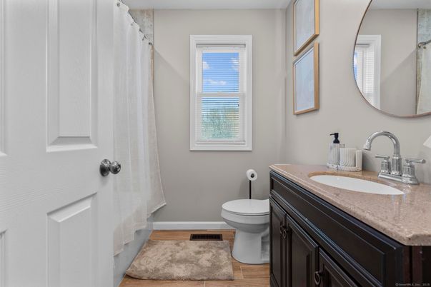 Bathroom, Interior, Wood Texture Flooring