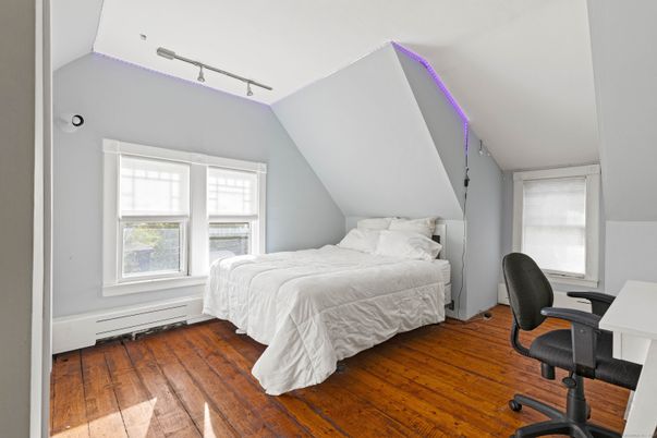 Bedroom, Home Office, Interior, Wood Texture Flooring