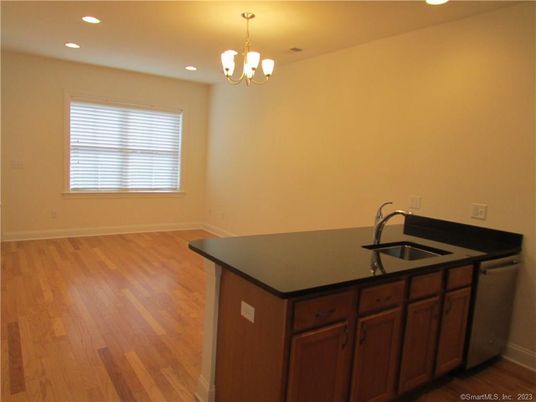 Chandelier, Interior, Kitchen, Pendant Lights, Recessed Lighting, Wood Texture Flooring