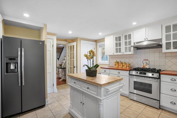 Interior, Kitchen, Recessed Lighting, Stainless Steel Appliances