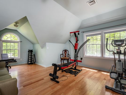 Fitness Equipment, Interior, Wood Texture Flooring
