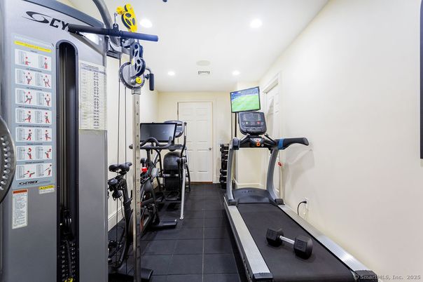 Fitness Equipment, Interior, Recessed Lighting