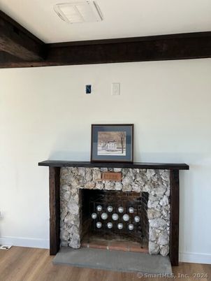 Fireplace, Interior, Wood Texture Flooring