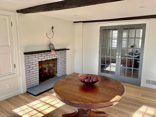 Fireplace, Interior, Wood Texture Flooring
