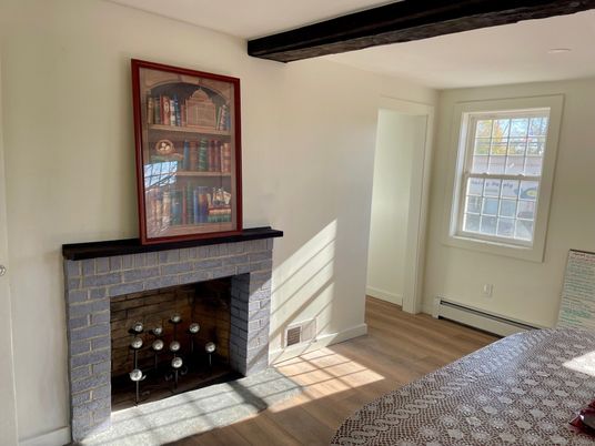 Fireplace, Interior, Wood Texture Flooring