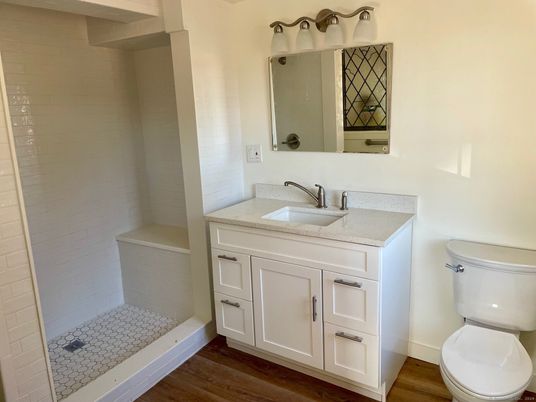 Bathroom, Interior, Wood Texture Flooring