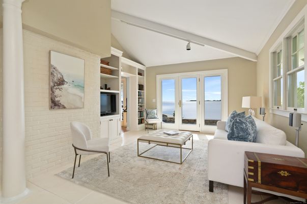 Interior, Living room, Stone Walls, Water