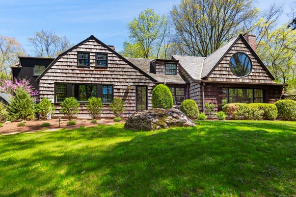 Backyard, Exterior, Facade, Tudor Revival