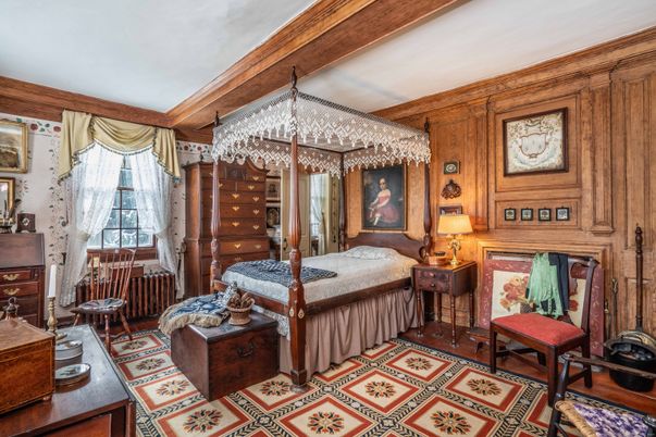 Bedroom, Interior, Wooden Walls