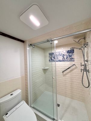 Bathroom, Glass Shower, Interior