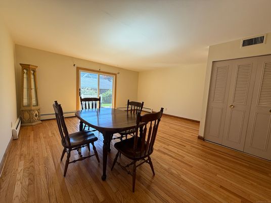Dining room, Interior, Wood Texture Flooring