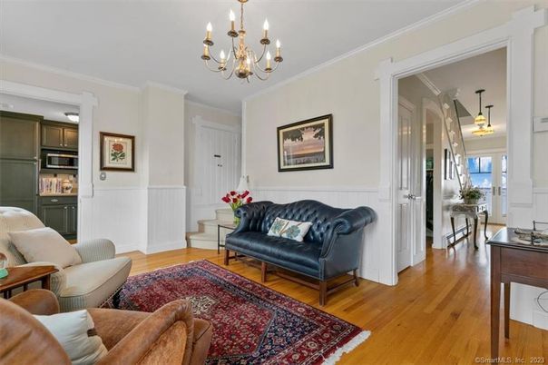Chandelier, Interior, Living room, Wood Texture Flooring