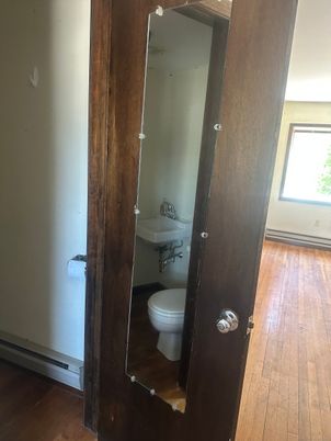 Bathroom, Interior, Wood Texture Flooring