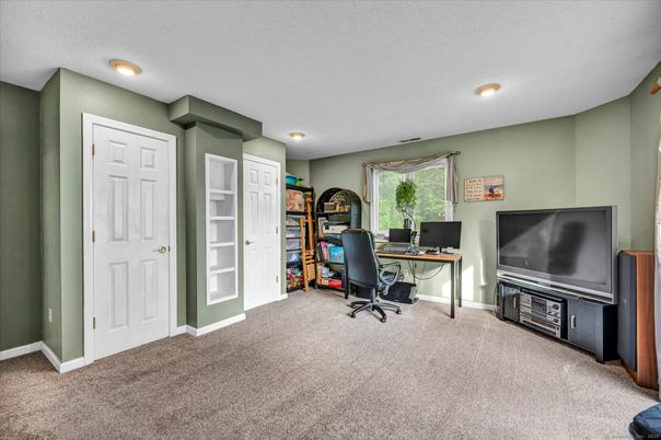 Home Office, Interior, Recessed Lighting