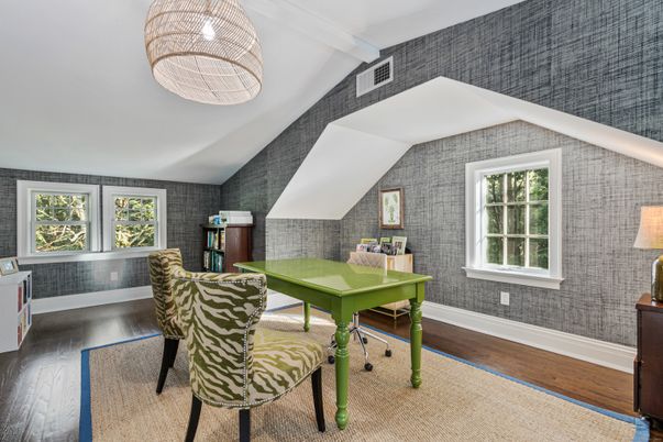 Home Office, Interior, Wood Texture Flooring