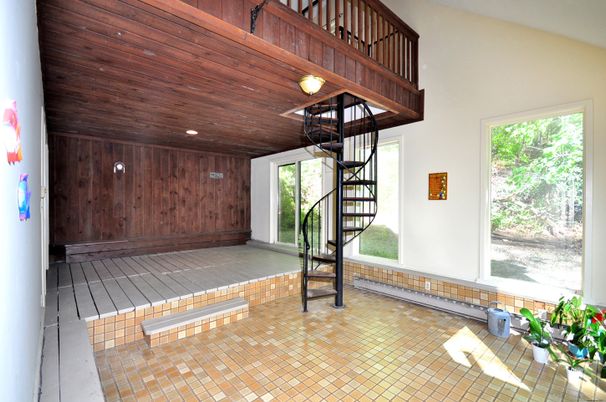 Interior, Recessed Lighting, Wooden Ceilings, Wooden Walls