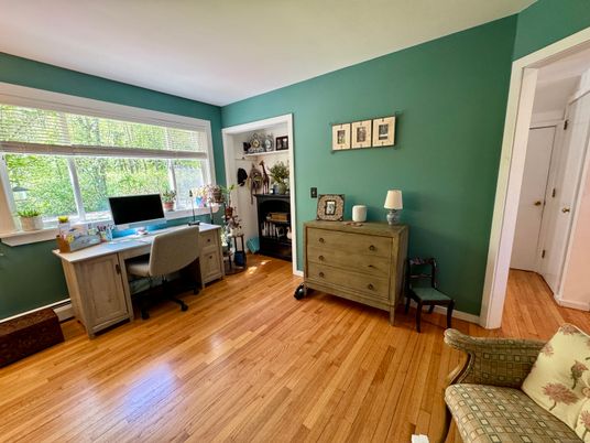 Home Office, Interior, Wood Texture Flooring