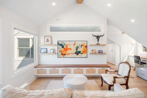 Interior, Recessed Lighting, Wooden Beams, Wood Texture Flooring