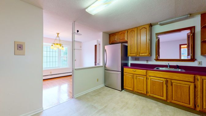 Interior, Kitchen, Pendant Lights, Wood Texture Flooring