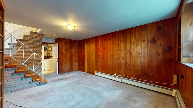 Empty room, Interior, Wooden Walls