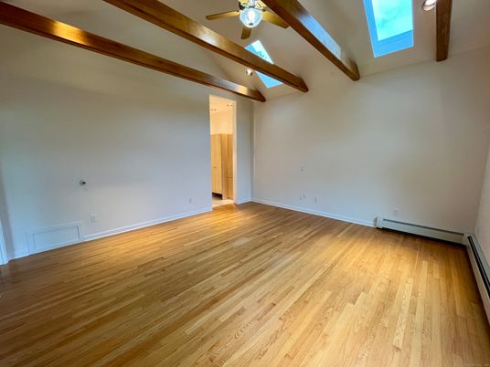 Empty room, Interior, Wooden Beams, Wood Texture Flooring