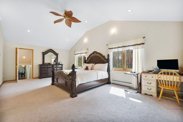 Bedroom, Home Office, Interior, Recessed Lighting