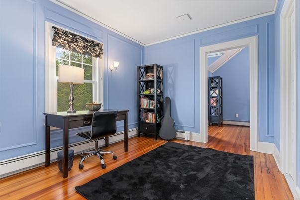 Home Office, Interior, Wood Texture Flooring