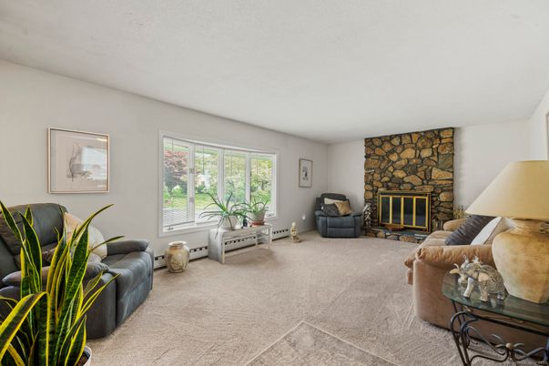 Fireplace, Interior, Living room, Stone Walls