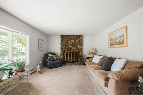Fireplace, Interior, Living room, Stone Walls