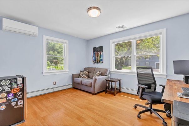 Home Office, Interior, Wood Texture Flooring