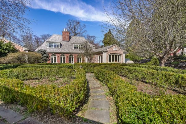 Backyard, Exterior, Facade, Brick Facade, French Provincial