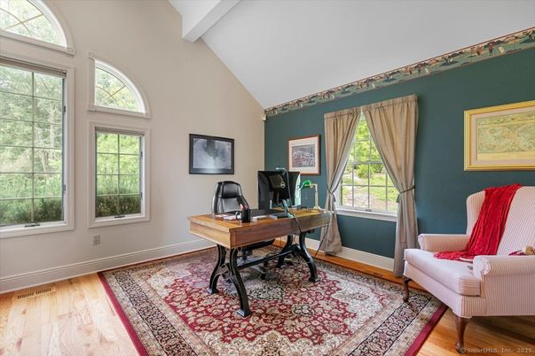 Home Office, Interior, Wood Texture Flooring