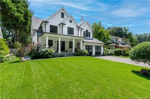 Attached, Backyard, Exterior, Facade, Farmhouse