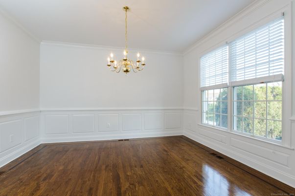 Chandelier, Empty room, Interior, Wood Texture Flooring