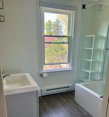 Bathroom, Interior, Wood Texture Flooring
