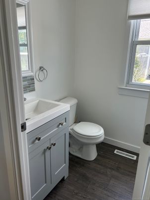 Bathroom, Interior, Wood Texture Flooring