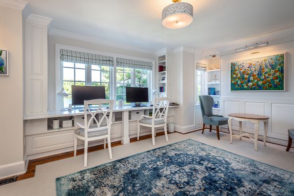 Home Office, Interior, Wood Texture Flooring