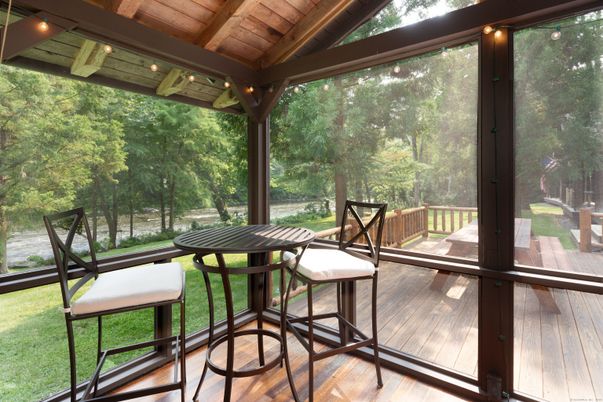 Interior, Sun Room, Wooden Beams, Wooden Ceilings, Wood Texture Flooring