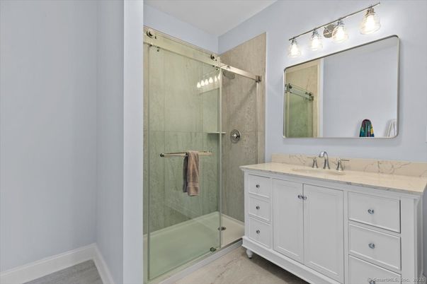 Bathroom, Glass Shower, Interior