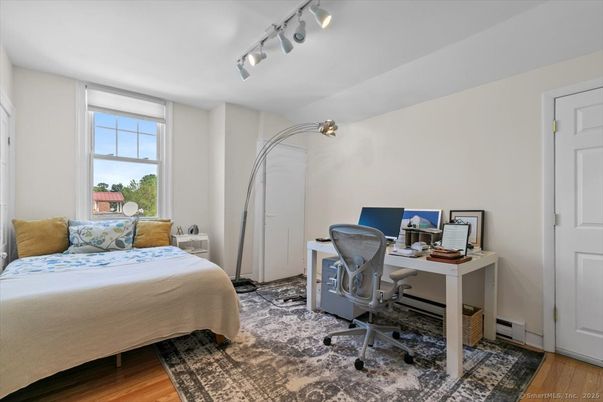 Bedroom, Home Office, Interior, Wood Texture Flooring